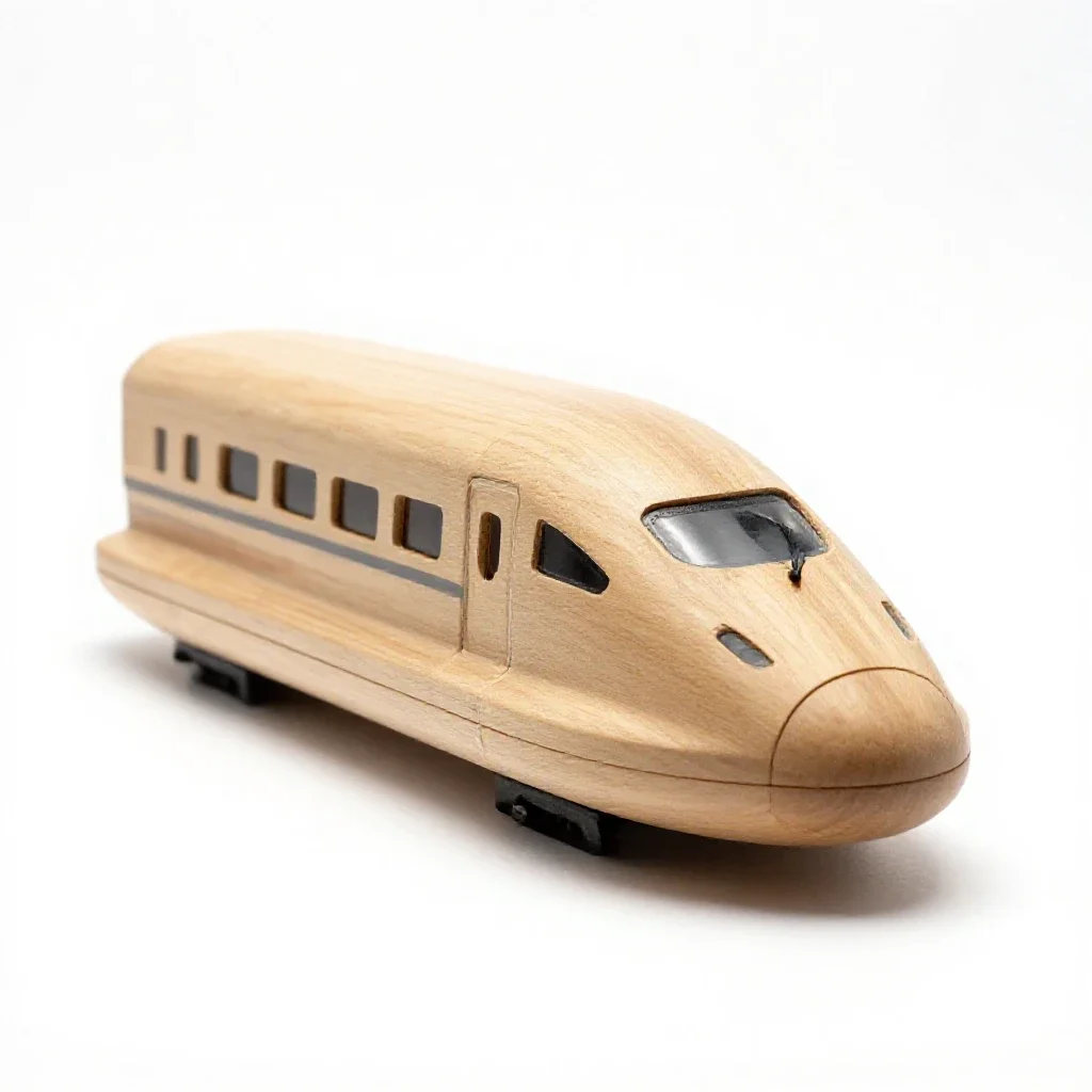 Streamliner isolated on a white background