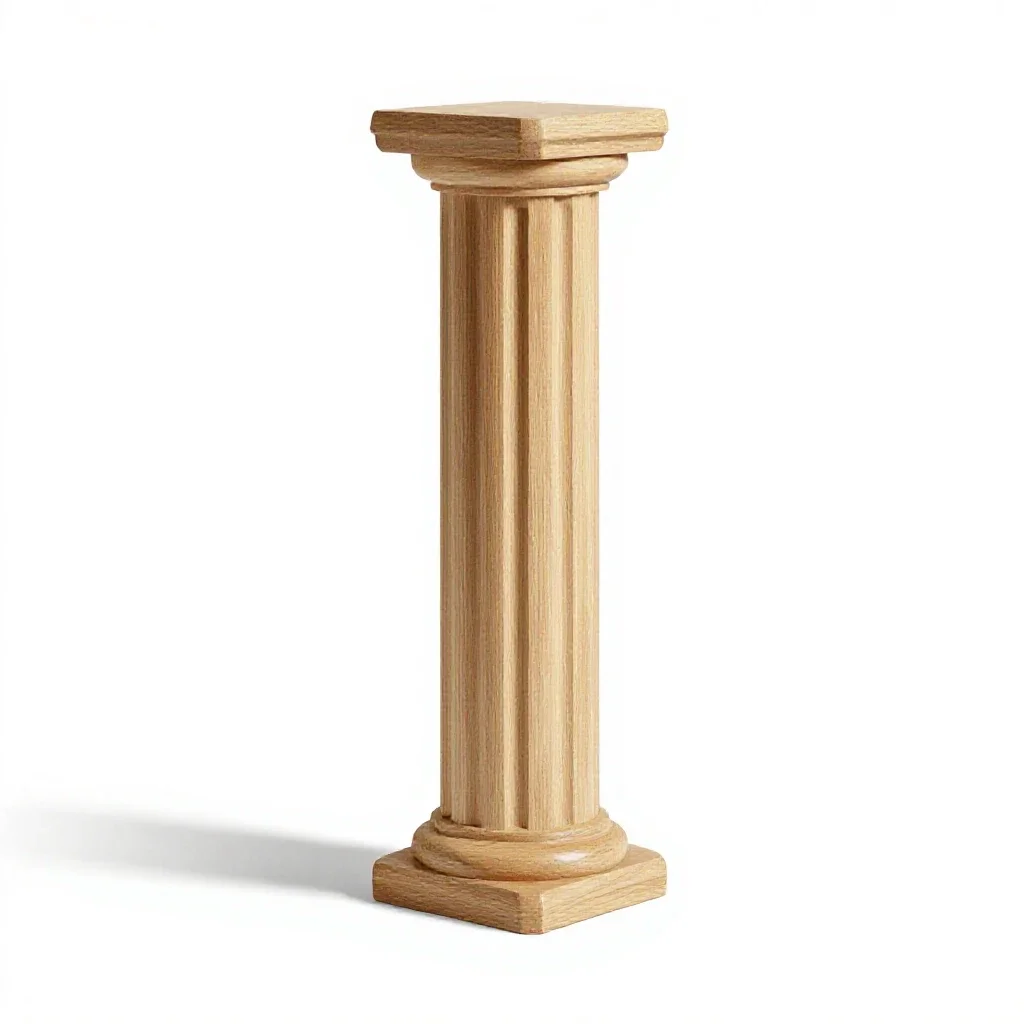 Support column isolated on a white background