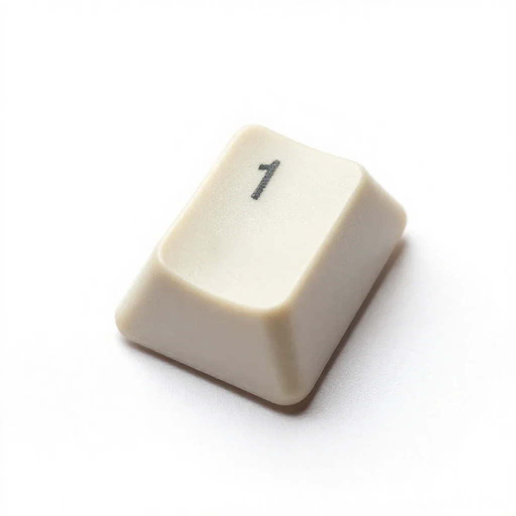 Tab key isolated on a white background