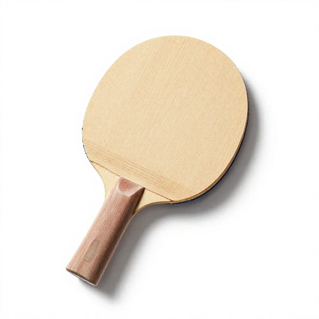 Table-tennis racquet isolated on a white background