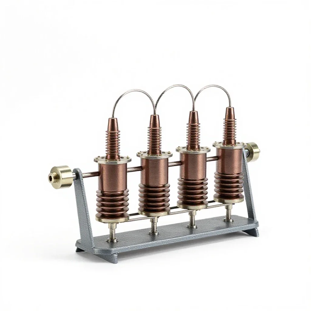 Tank circuit isolated on a white background