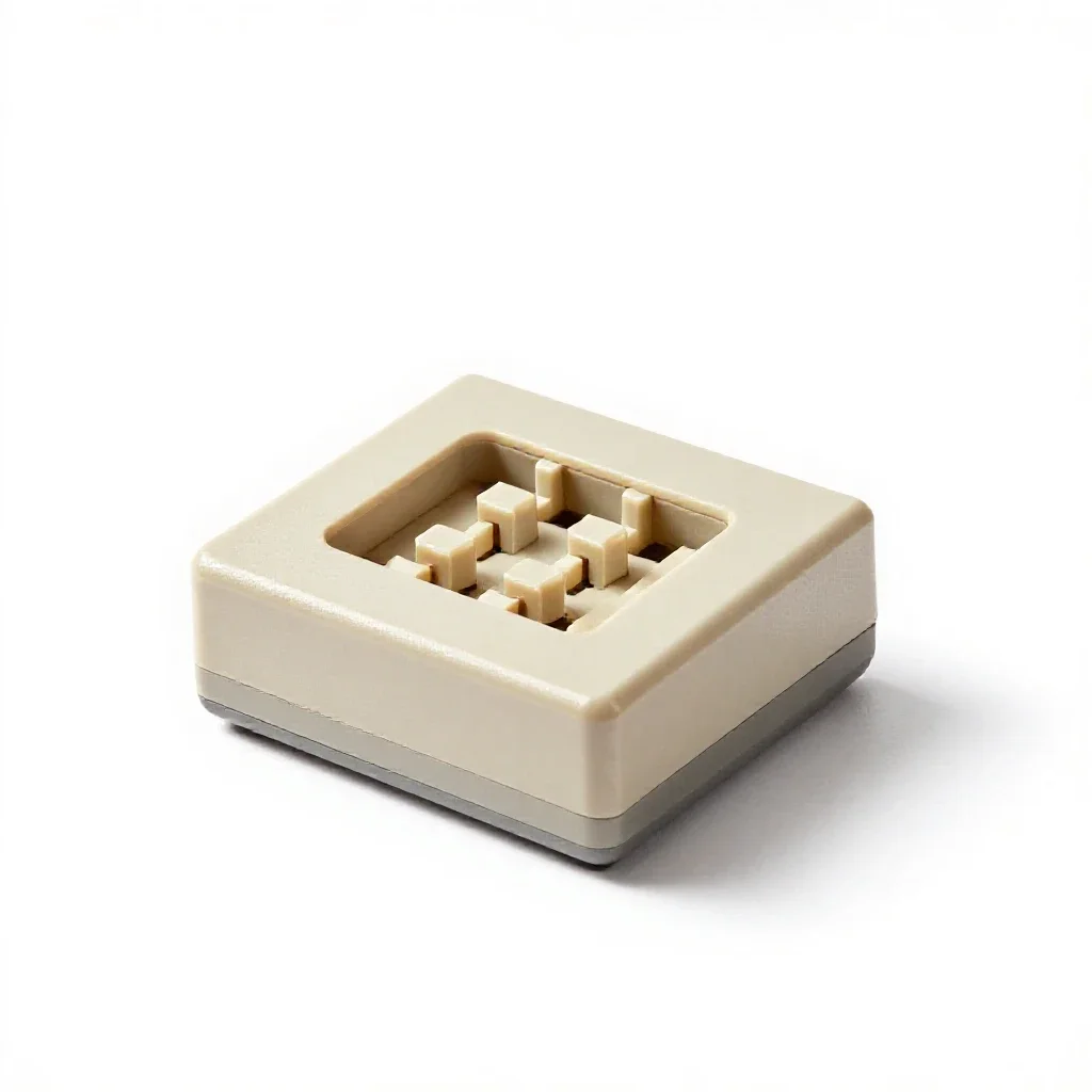 Telephone jack isolated on a white background