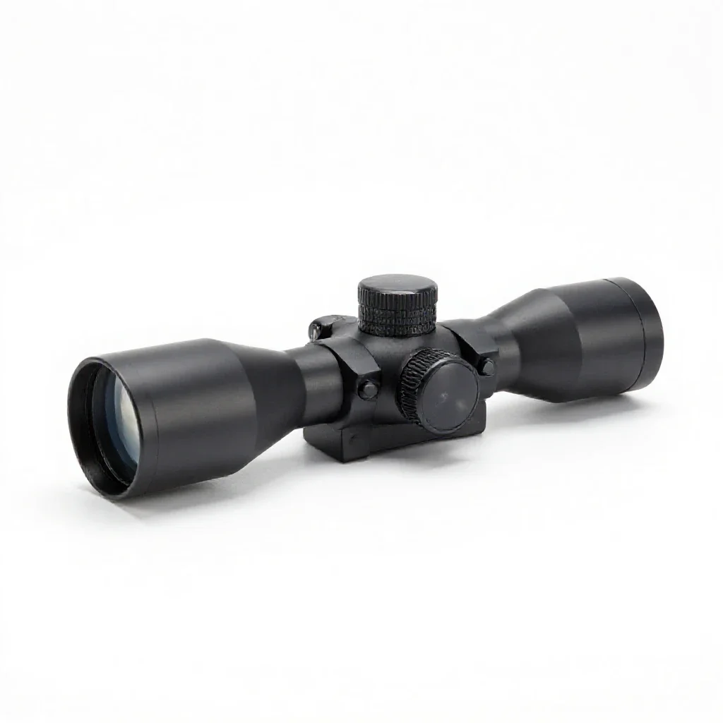 Telescopic sight isolated on a white background