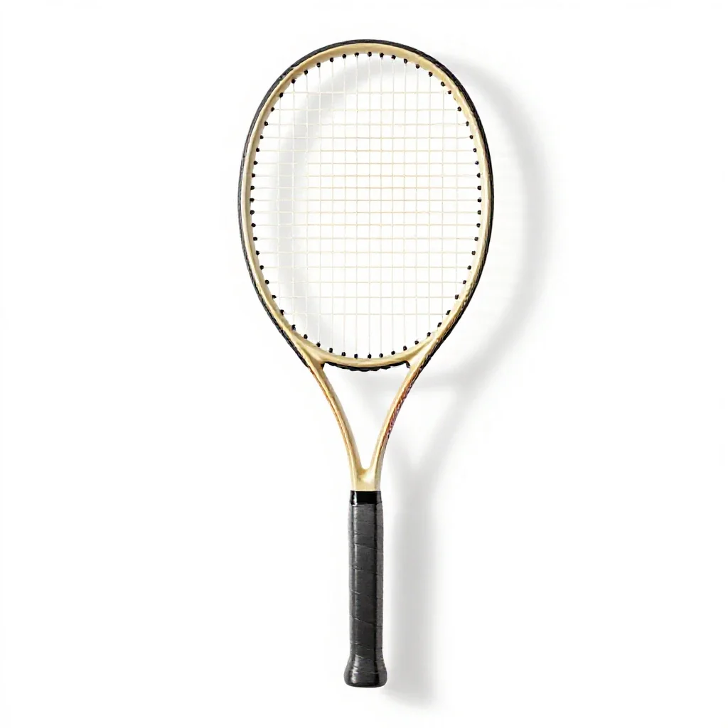 Tennis racket isolated on a white background