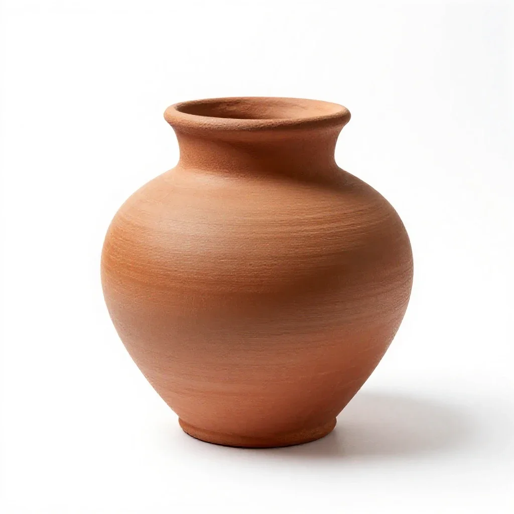 Terra sigillata isolated on a white background