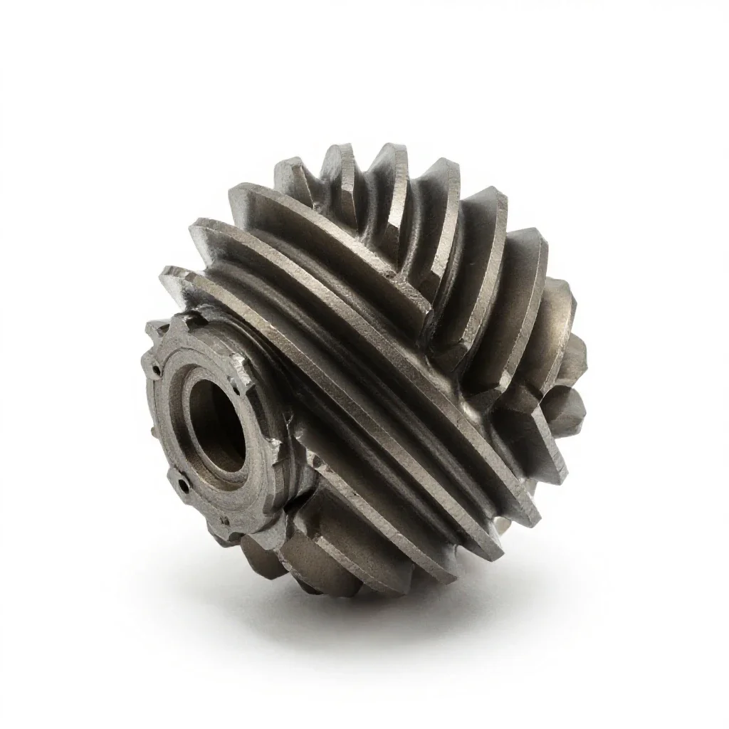 Third gear isolated on a white background