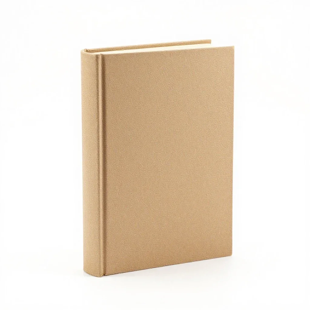 Three-quarter binding isolated on a white background