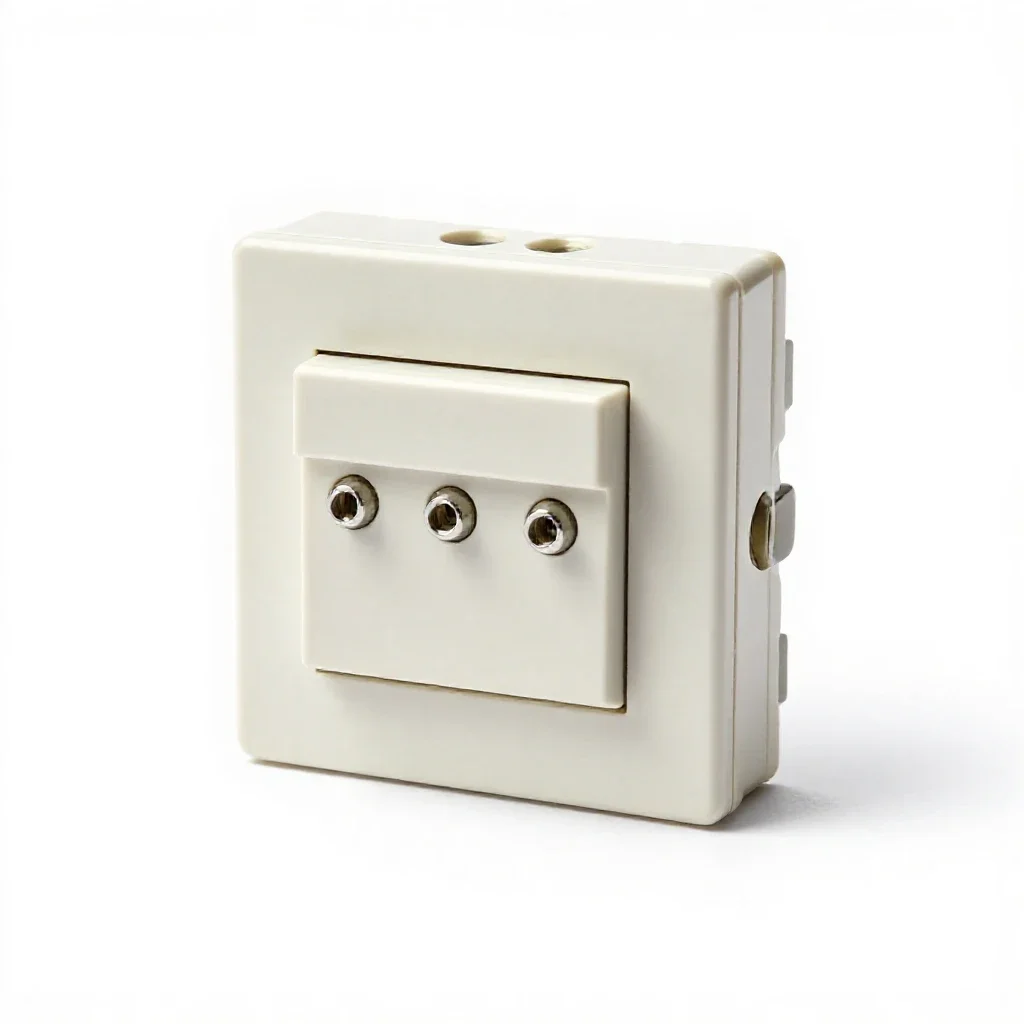 Three-way switch isolated on a white background