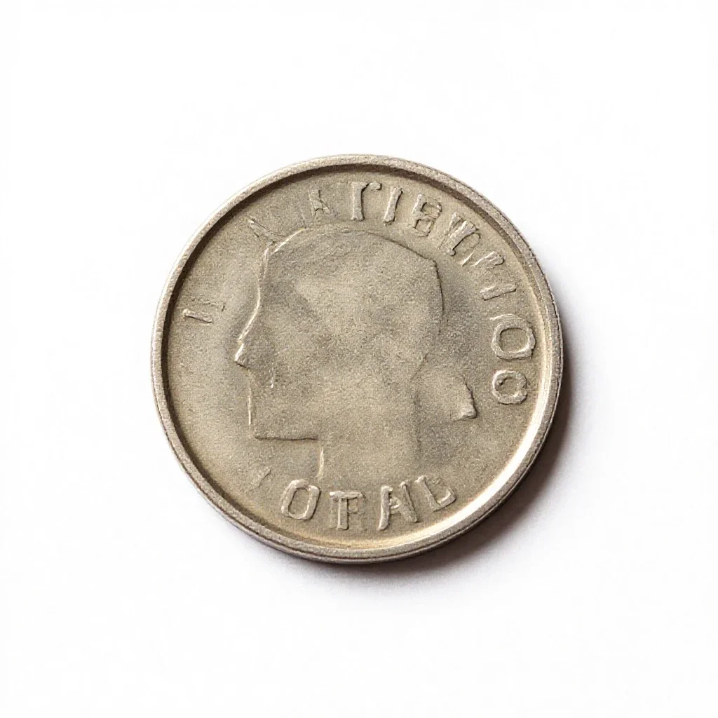 Token isolated on a white background