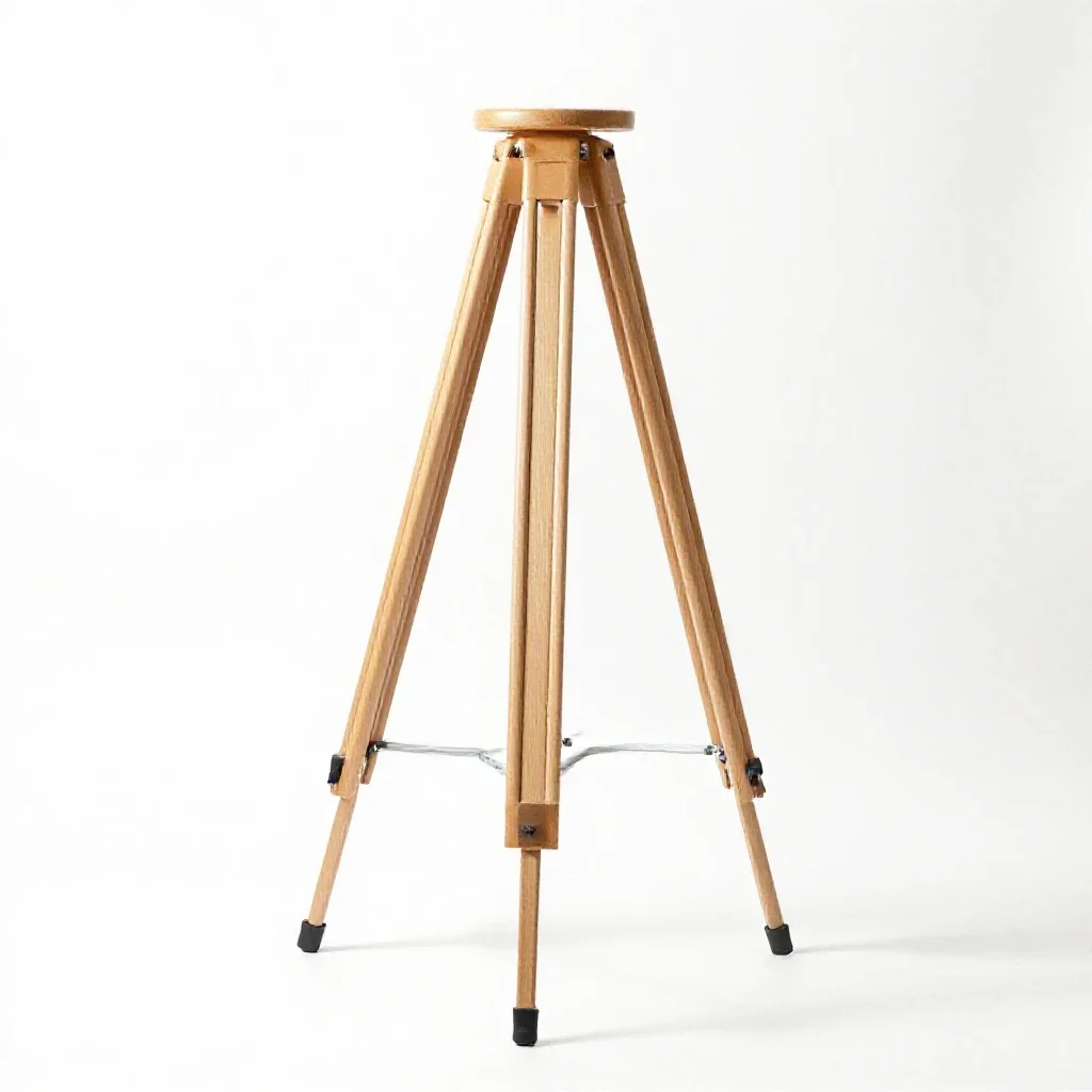 Tripod isolated on a white background