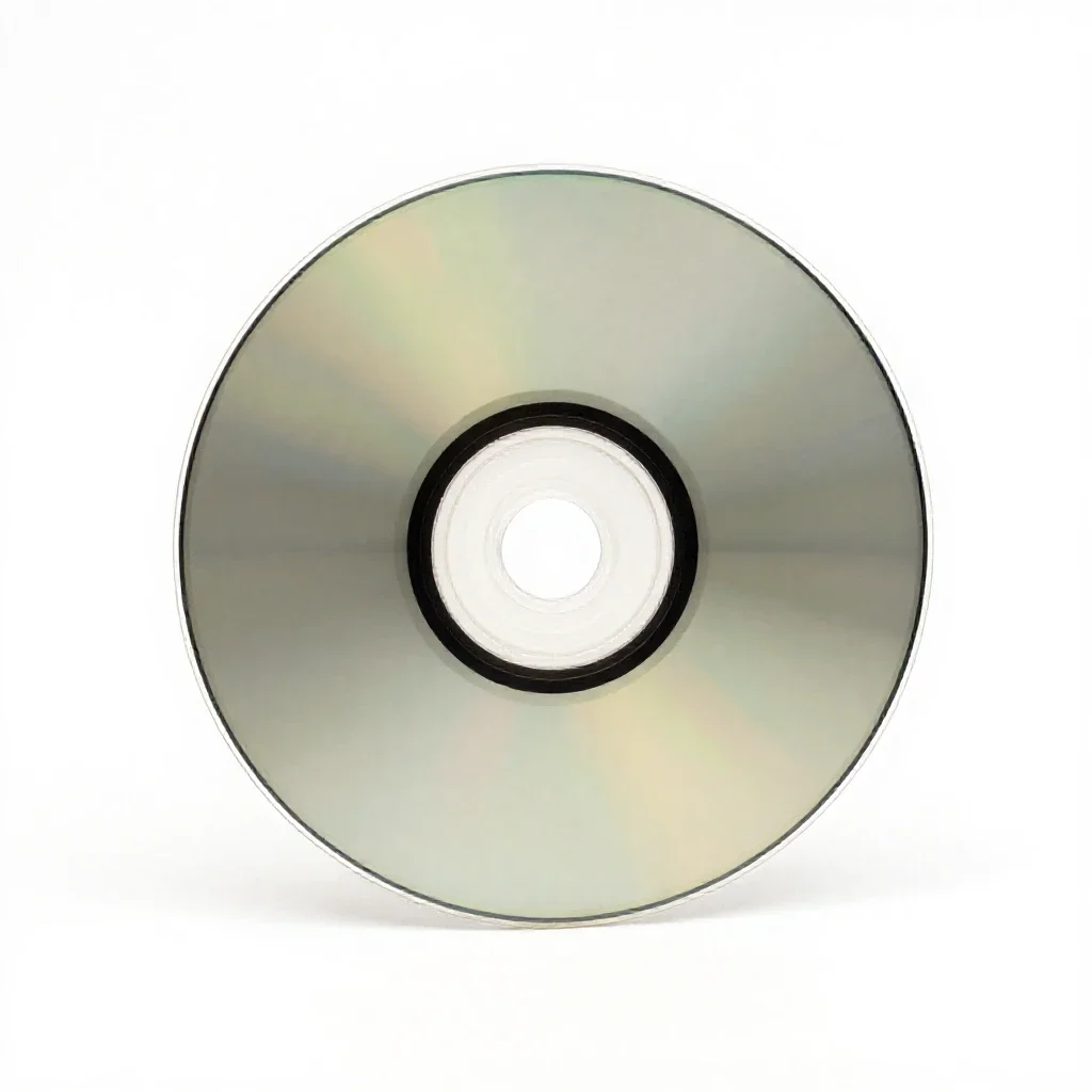 Videodisk isolated on a white background