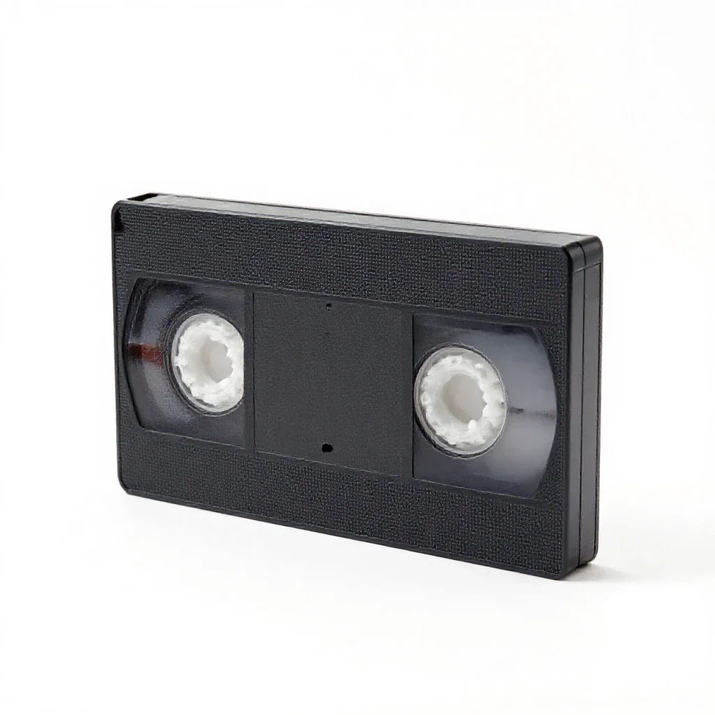Videotape isolated on a white background