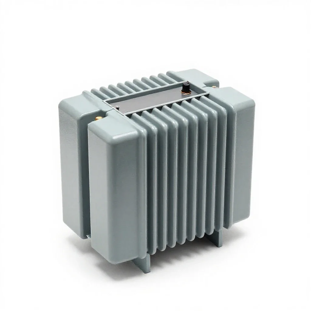 Voltage regulator isolated on a white background