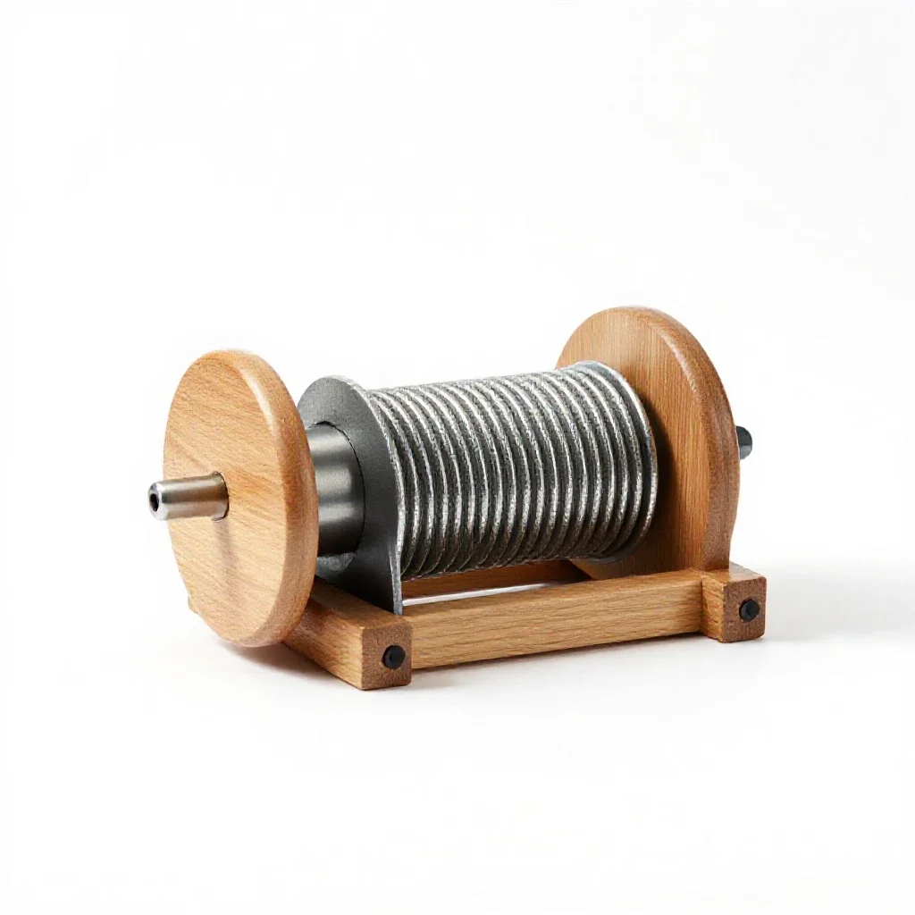 Winch isolated on a white background