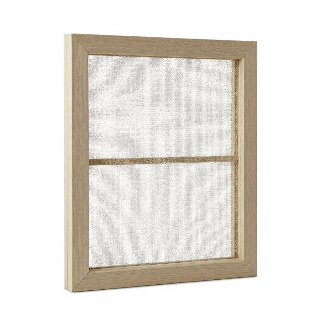 Window screen isolated on a white background