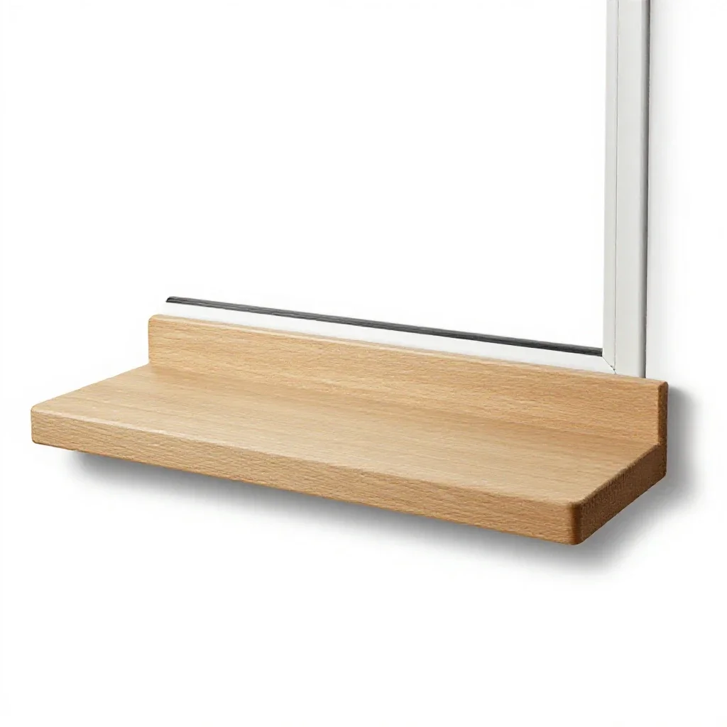 Windowsill isolated on a white background