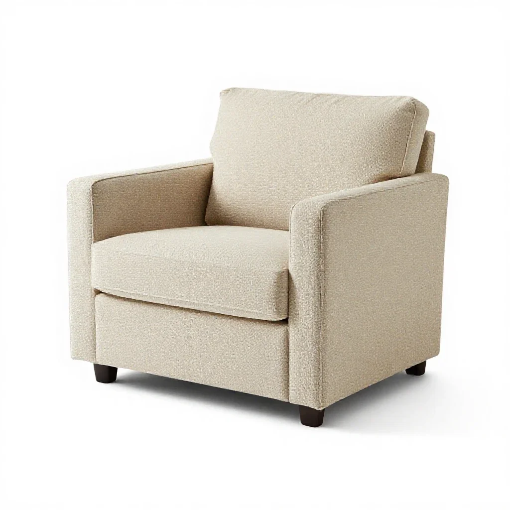 Upholstery isolated on a white background