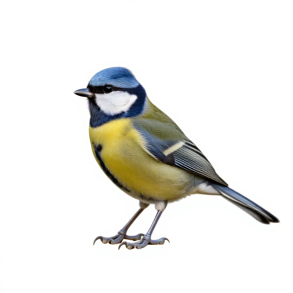 Bird isolated on a white background