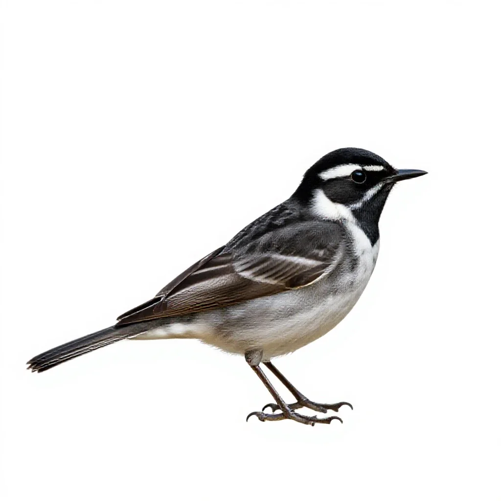 Blackpoll isolated on a white background