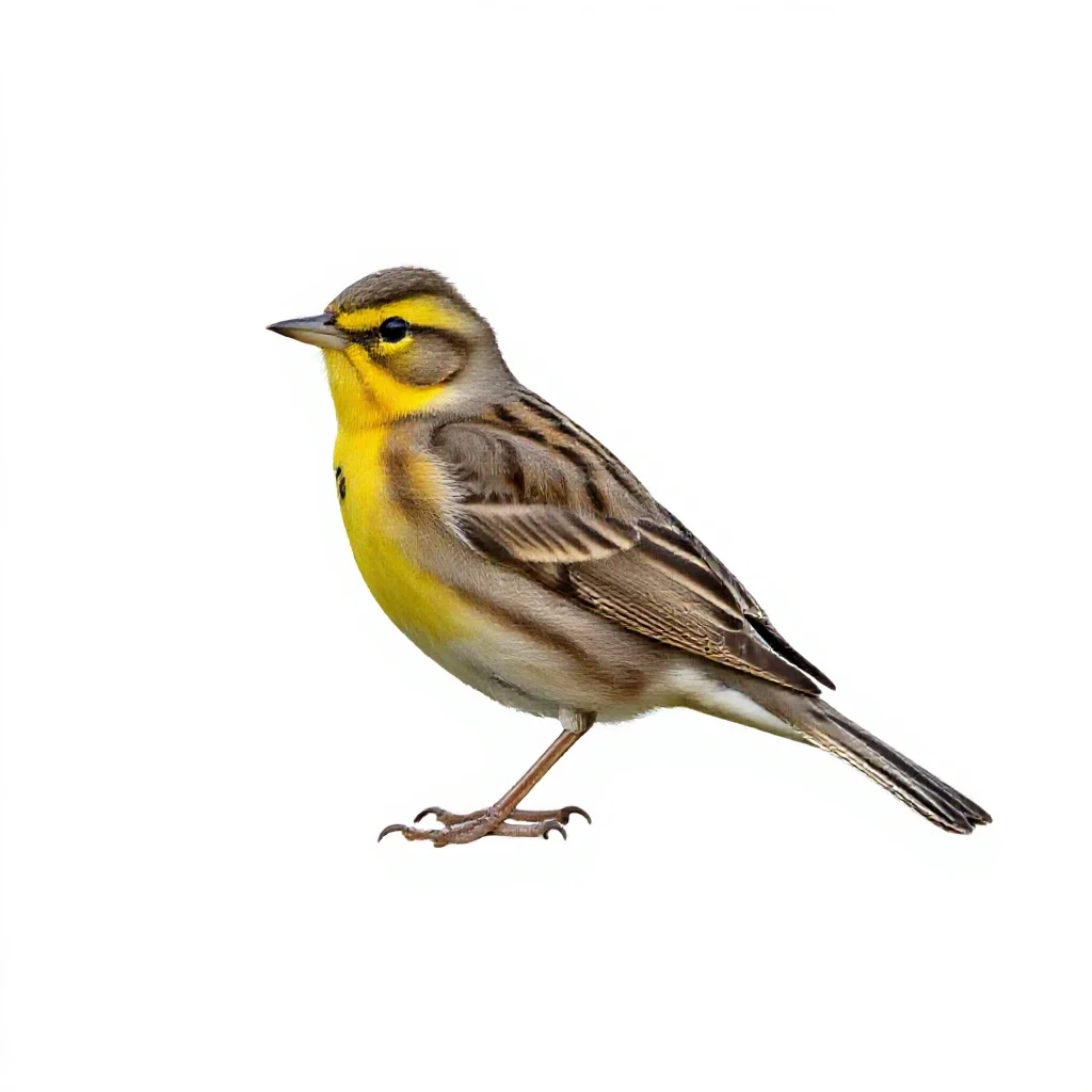 Bobolink isolated on a white background