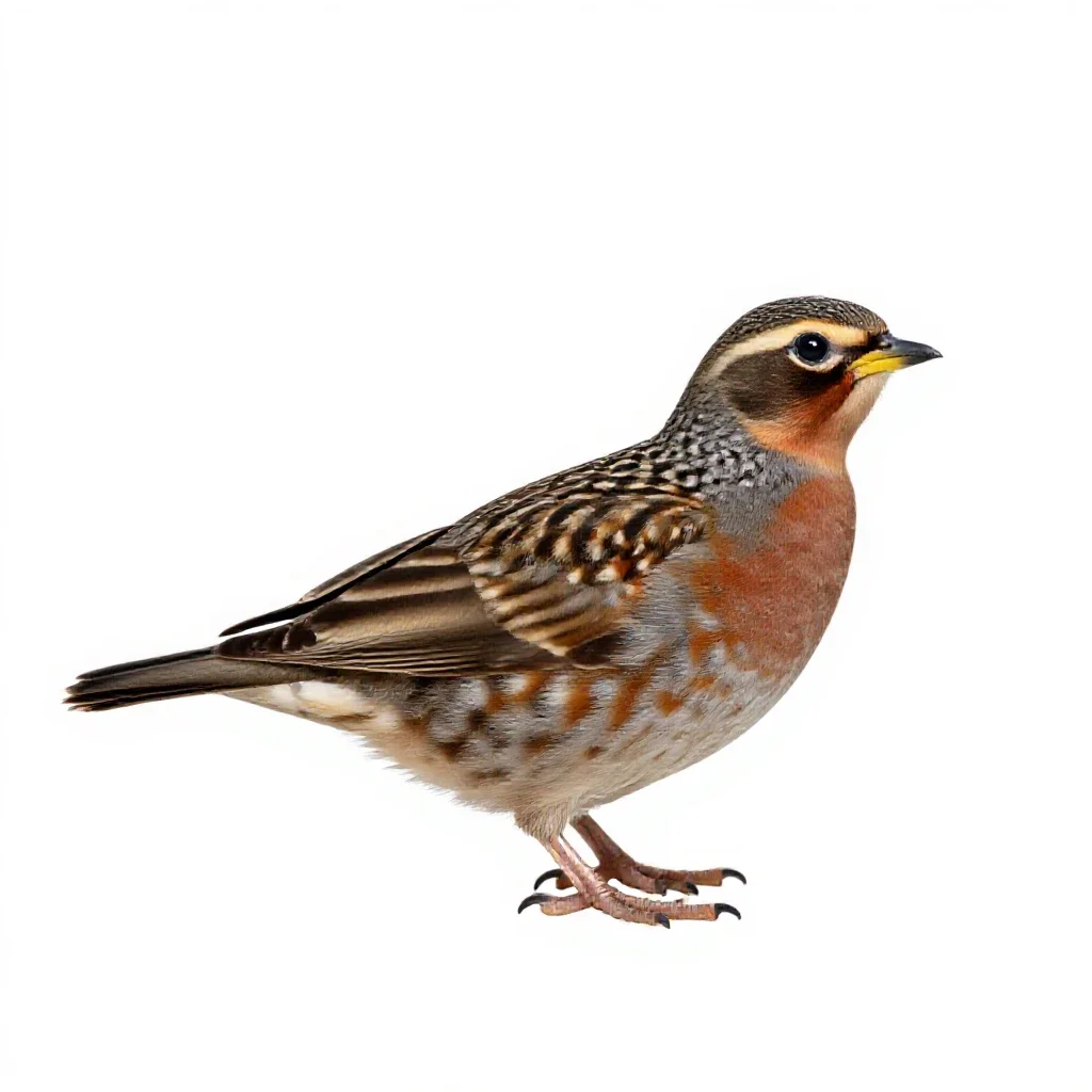 Brambling isolated on a white background