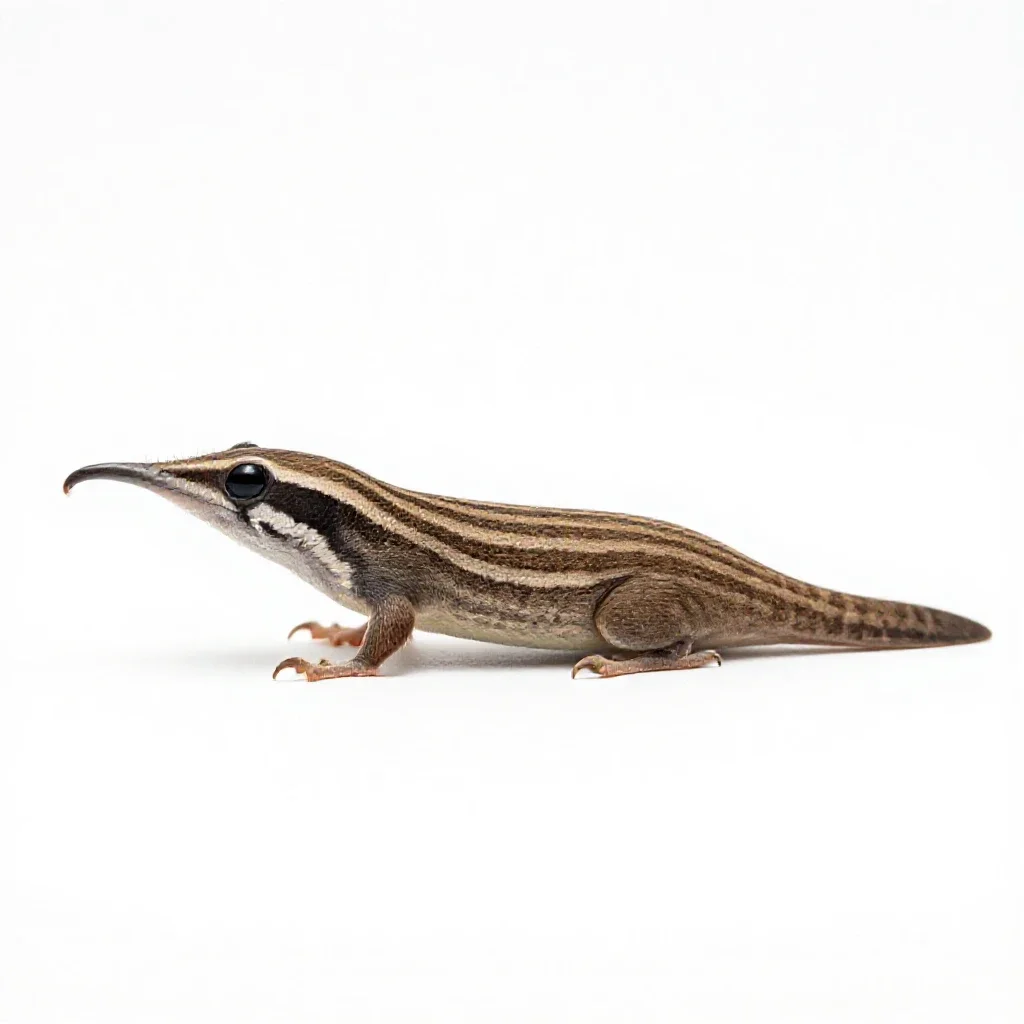 Brown creeper isolated on a white background