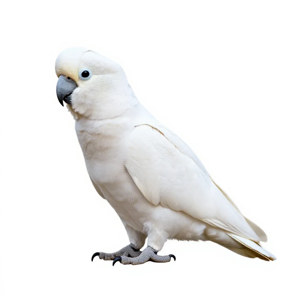 Cockatoo isolated on a white background