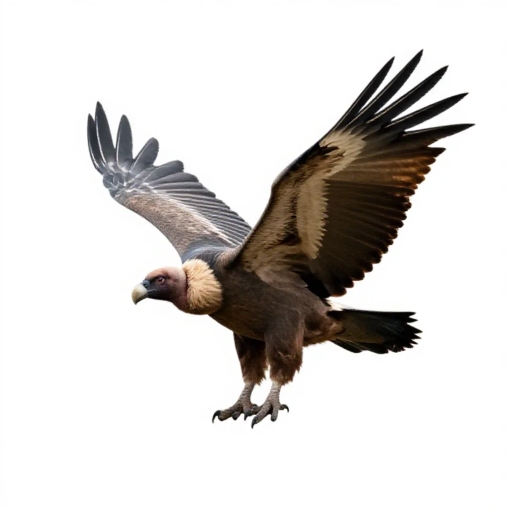 Condor isolated on a white background