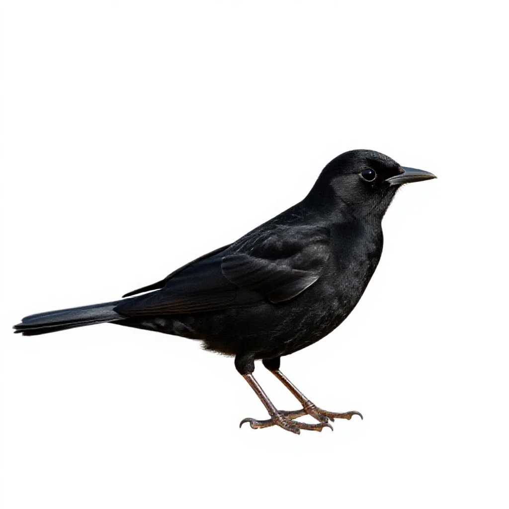 Cowbird isolated on a white background