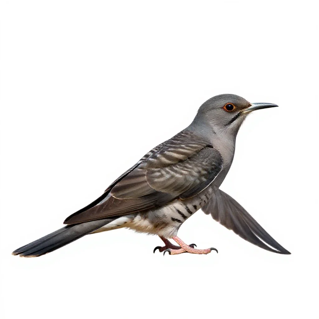 Cuckoo isolated on a white background