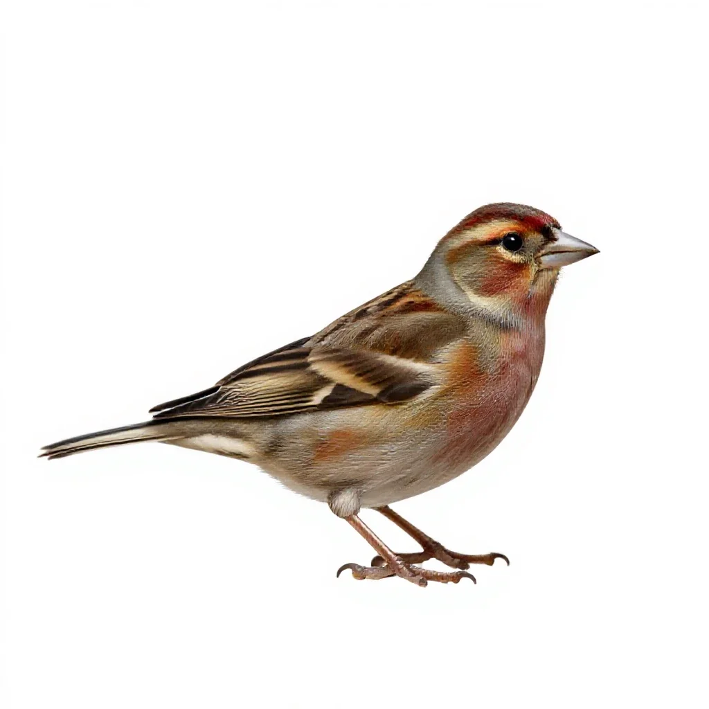 Finch isolated on a white background