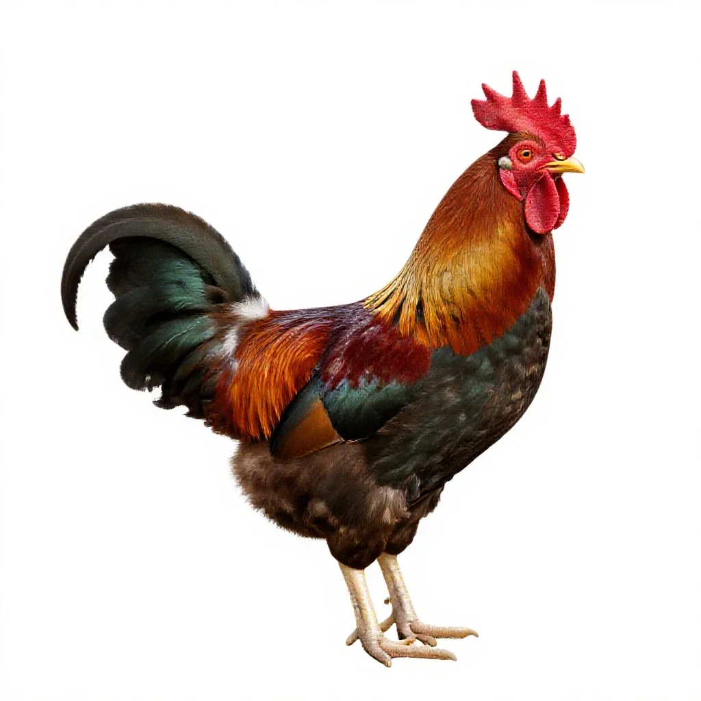 Gamecock isolated on a white background