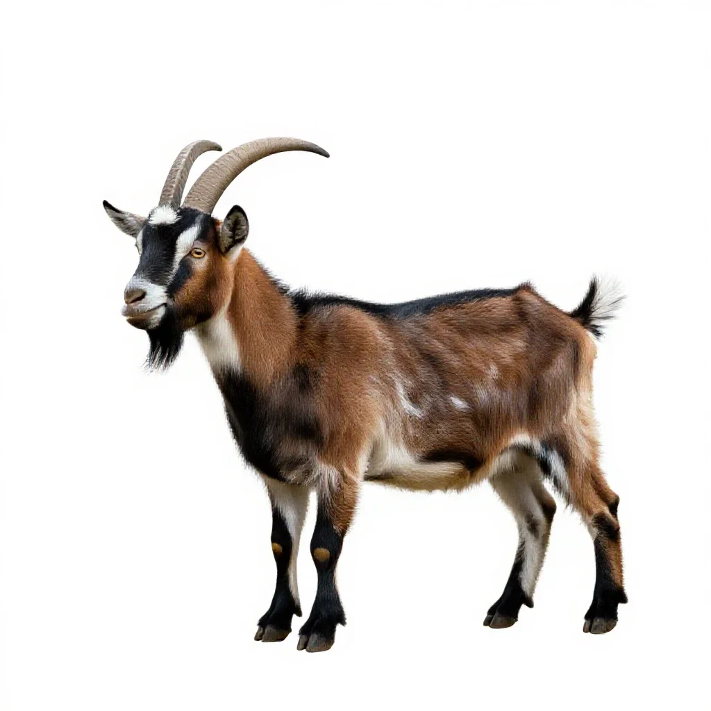 Goatsucker isolated on a white background