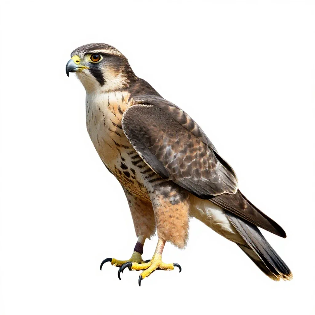 Goshawk isolated on a white background