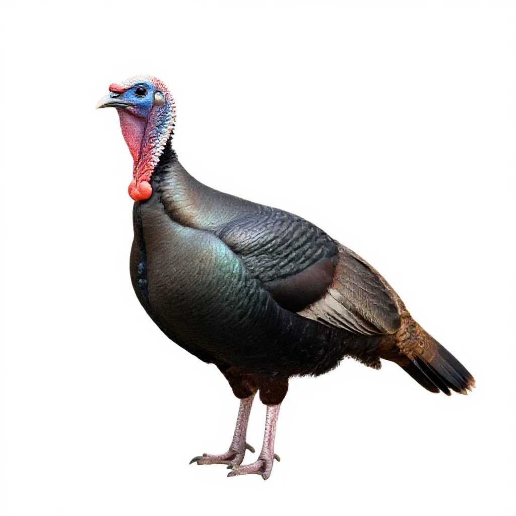 Guan isolated on a white background