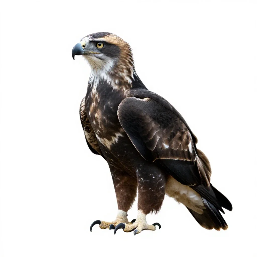 Harpy isolated on a white background