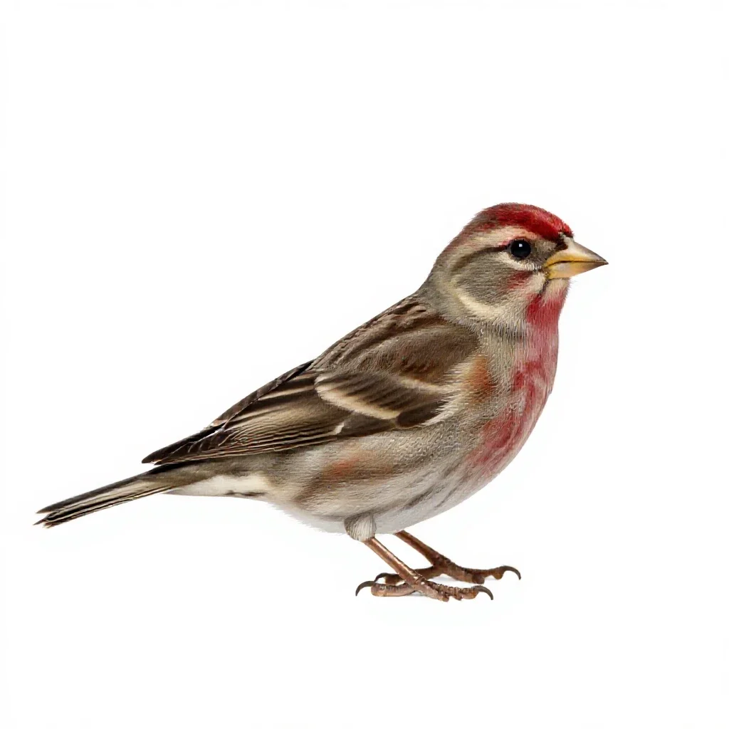 House finch isolated on a white background