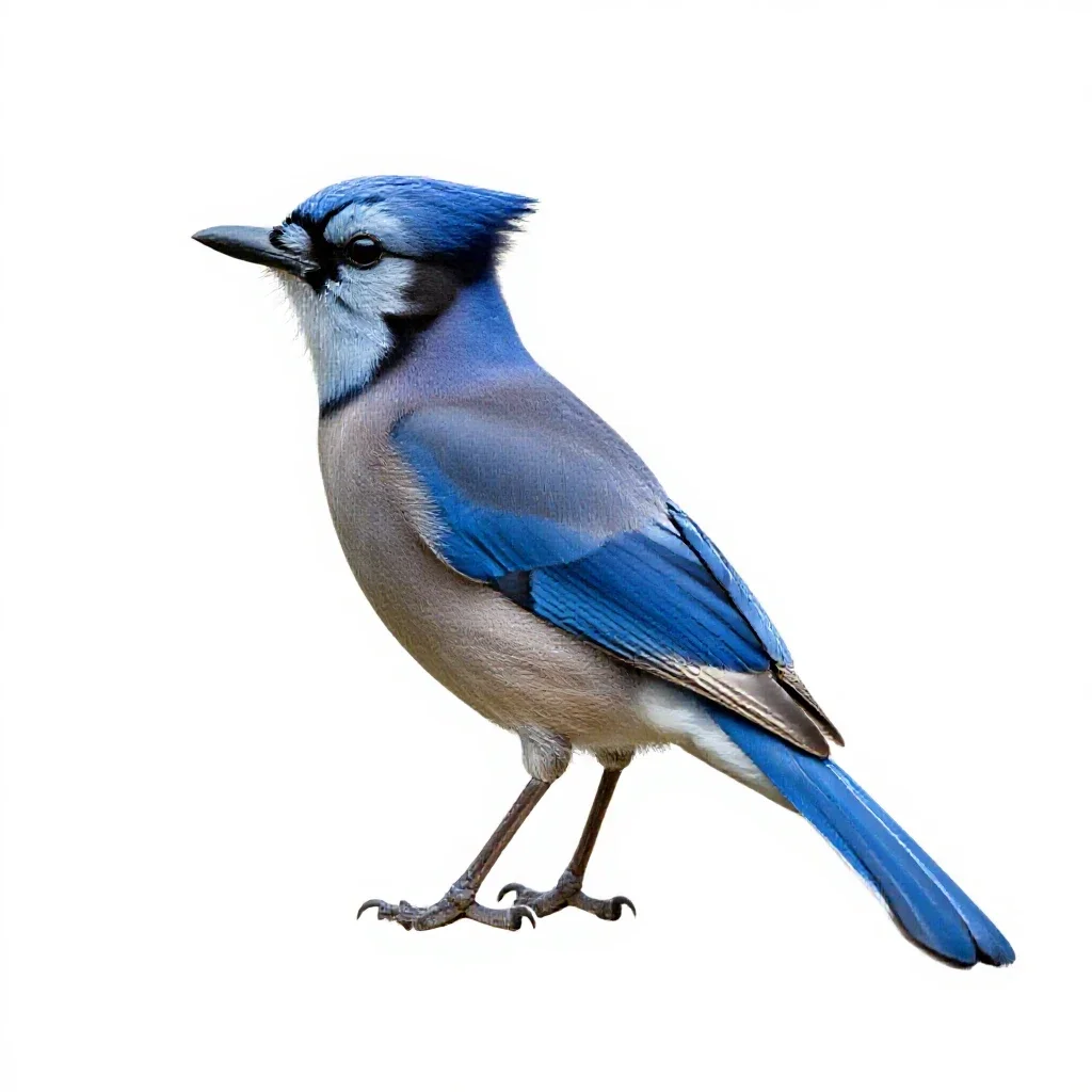 Jay isolated on a white background