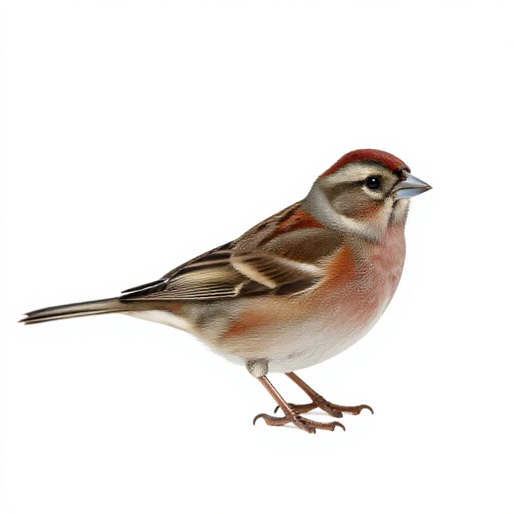 Junco isolated on a white background