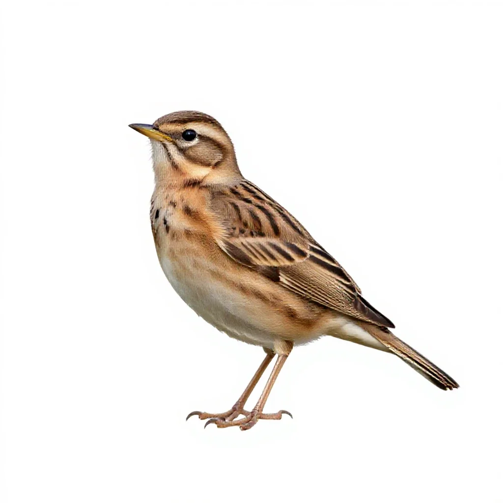 Lark isolated on a white background