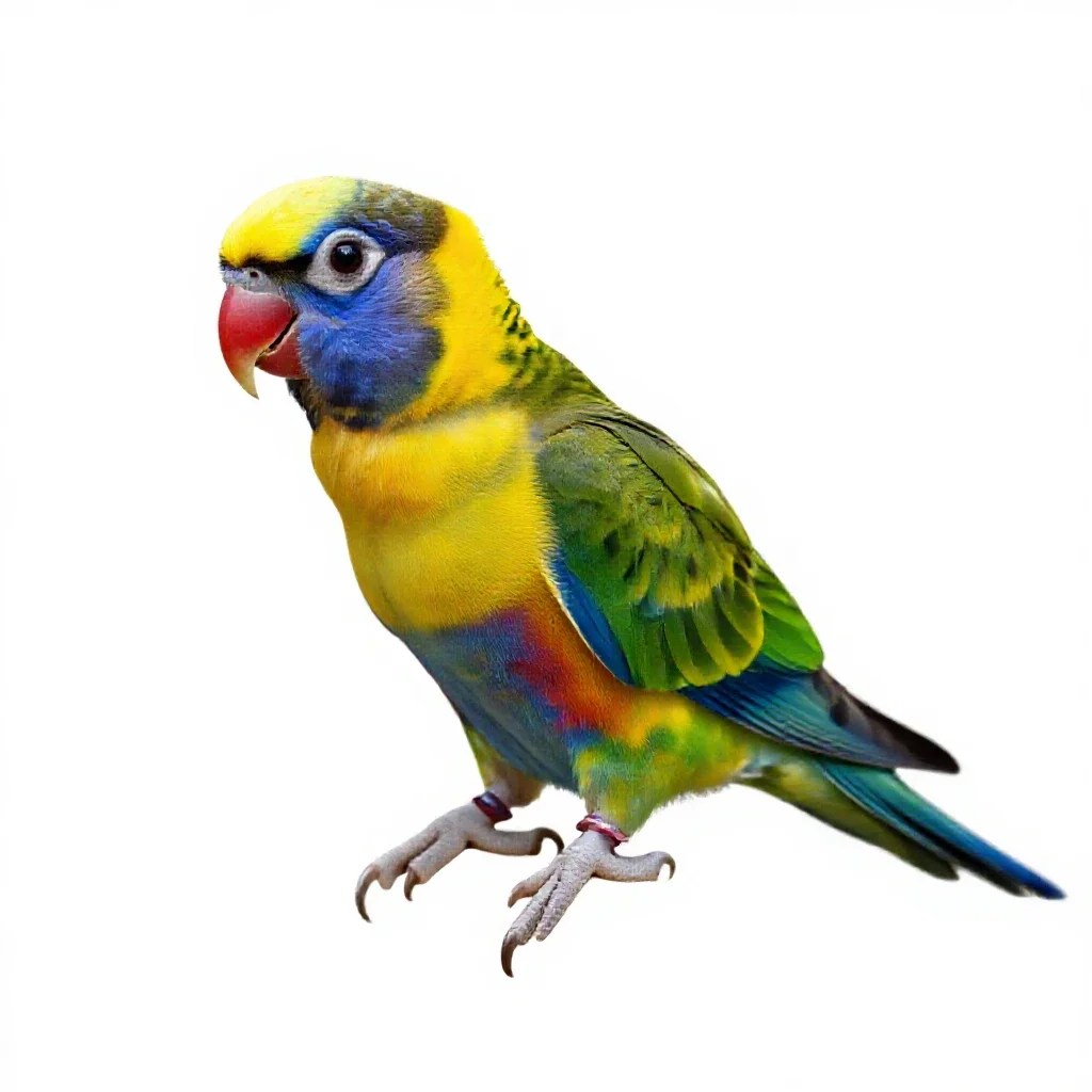 Lory isolated on a white background