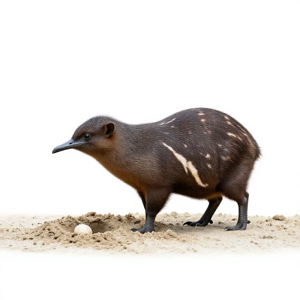 Maleo isolated on a white background