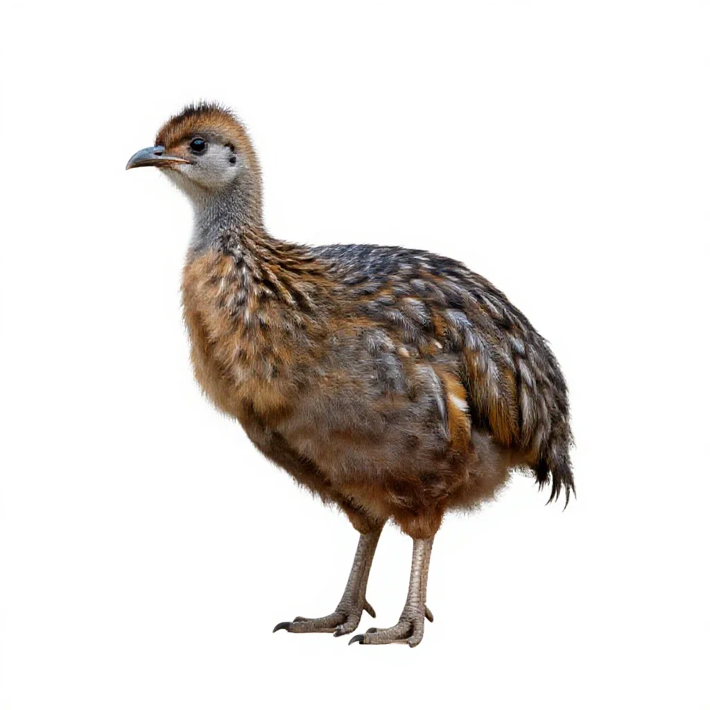 Mallee hen isolated on a white background