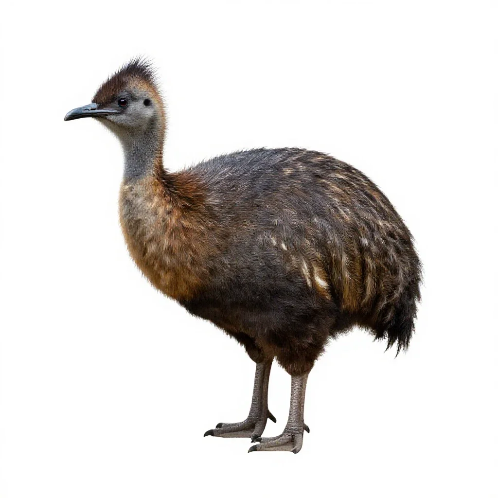 Megapode isolated on a white background