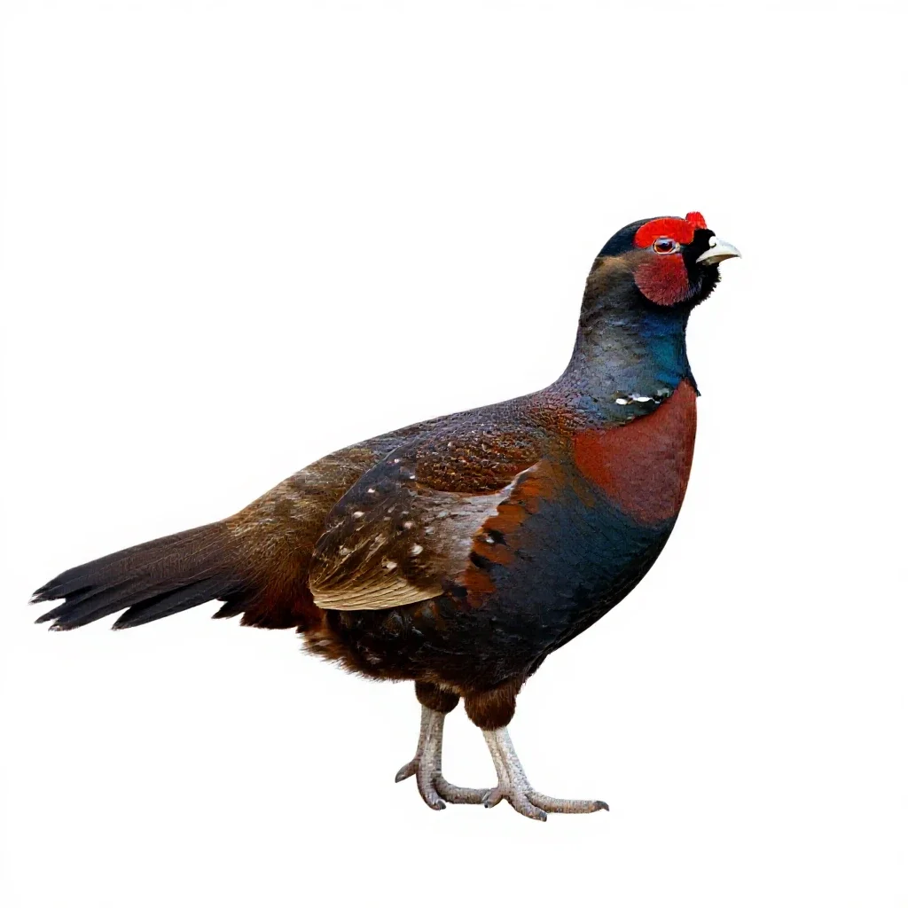 Moorcock isolated on a white background