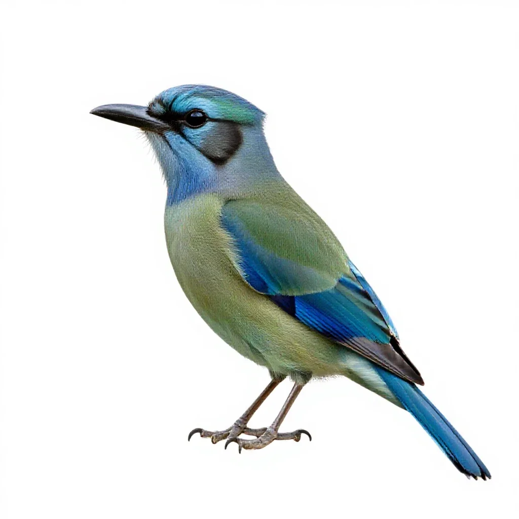 Motmot isolated on a white background