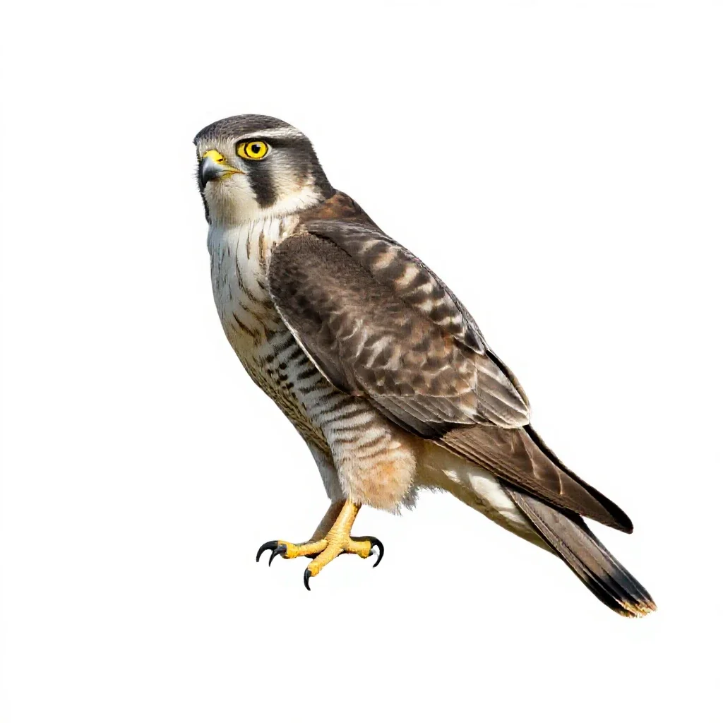 Nighthawk isolated on a white background