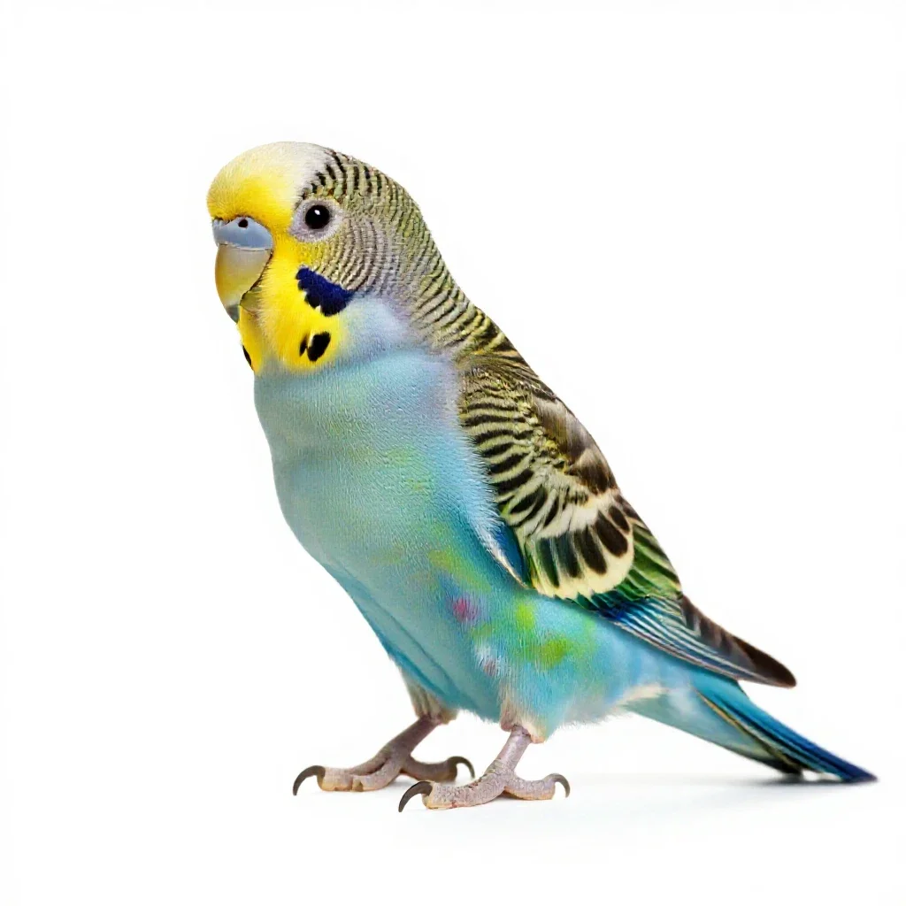 Parrot isolated on a white background