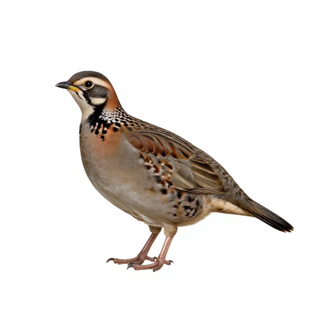 Partridge isolated on a white background