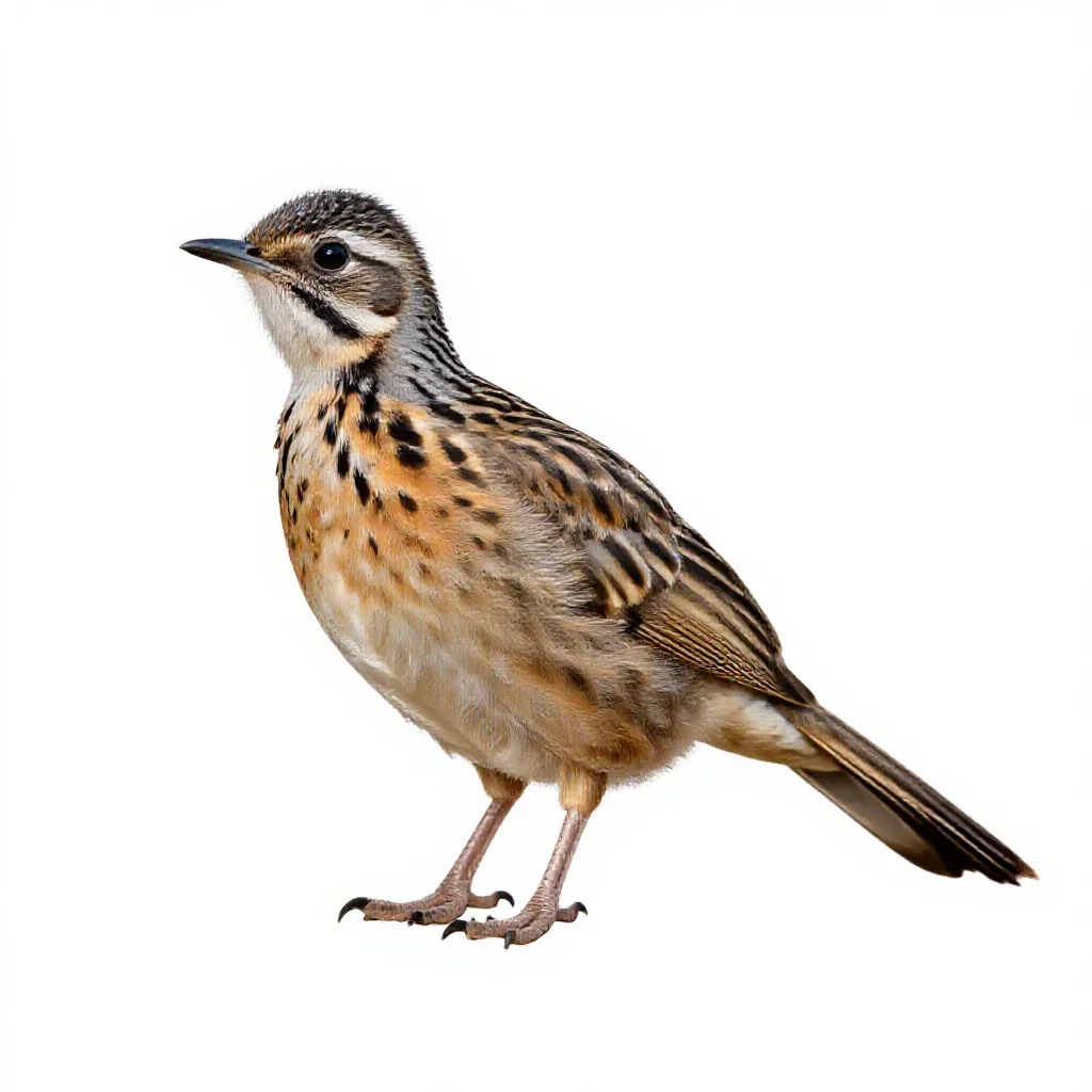 Roadrunner isolated on a white background